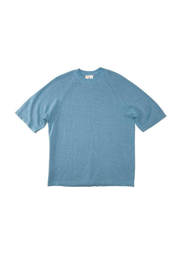 Woodstock Raglan Tee | Jungmaven Hemp Clothing & Accessories / Color: Blue Heaven