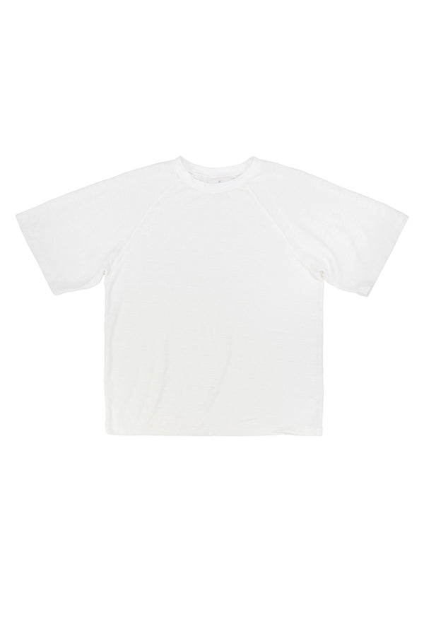 Woodstock Raglan Tee | Jungmaven Hemp Clothing & Accessories / Color: Washed White