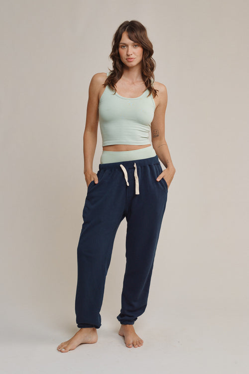 Yelapa Fleece Sweatpant | Jungmaven Hemp Clothing & Accessories / model_desc: Tatchi is 5'9” wearing M