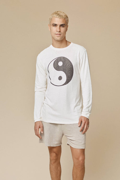 Yin Yang Jung Long Sleeve Tee | Jungmaven Hemp Clothing & Accessories / Color: