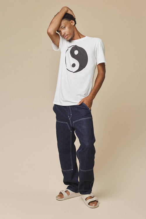 Yin Yang Basic Tee | Jungmaven Hemp Clothing & Accessories / model_desc: EJ is 6’0” wearing L
