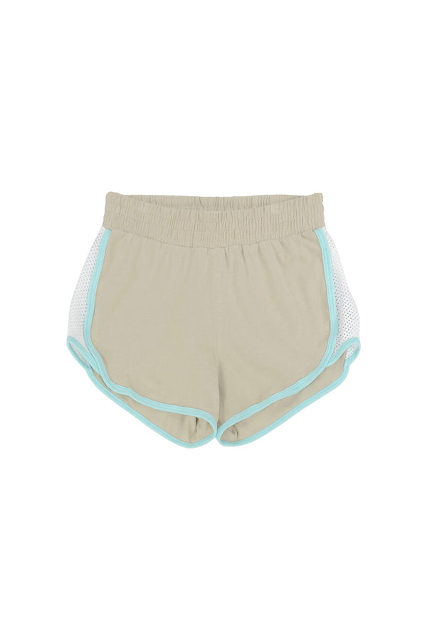 Yarrow Mesh Track Short | Jungmaven Hemp Clothing & Accessories / Color: Desert Khaki