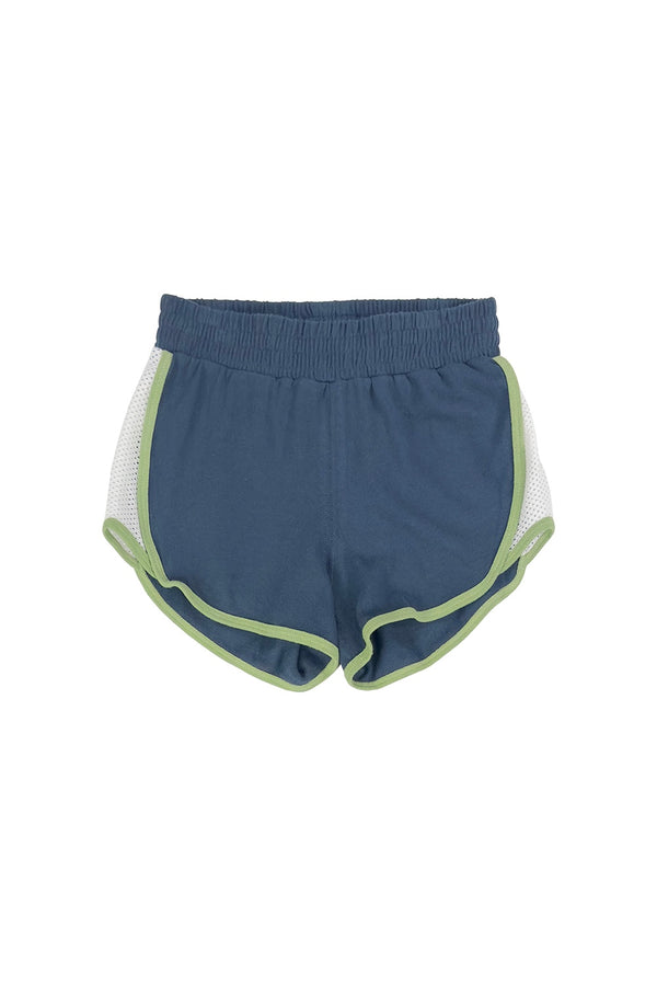 Yarrow Mesh Track Short | Jungmaven Hemp Clothing & Accessories / Color: Navy