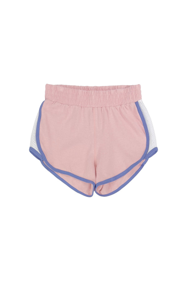 Yarrow Mesh Track Short | Jungmaven Hemp Clothing & Accessories / Color:  Rose Water