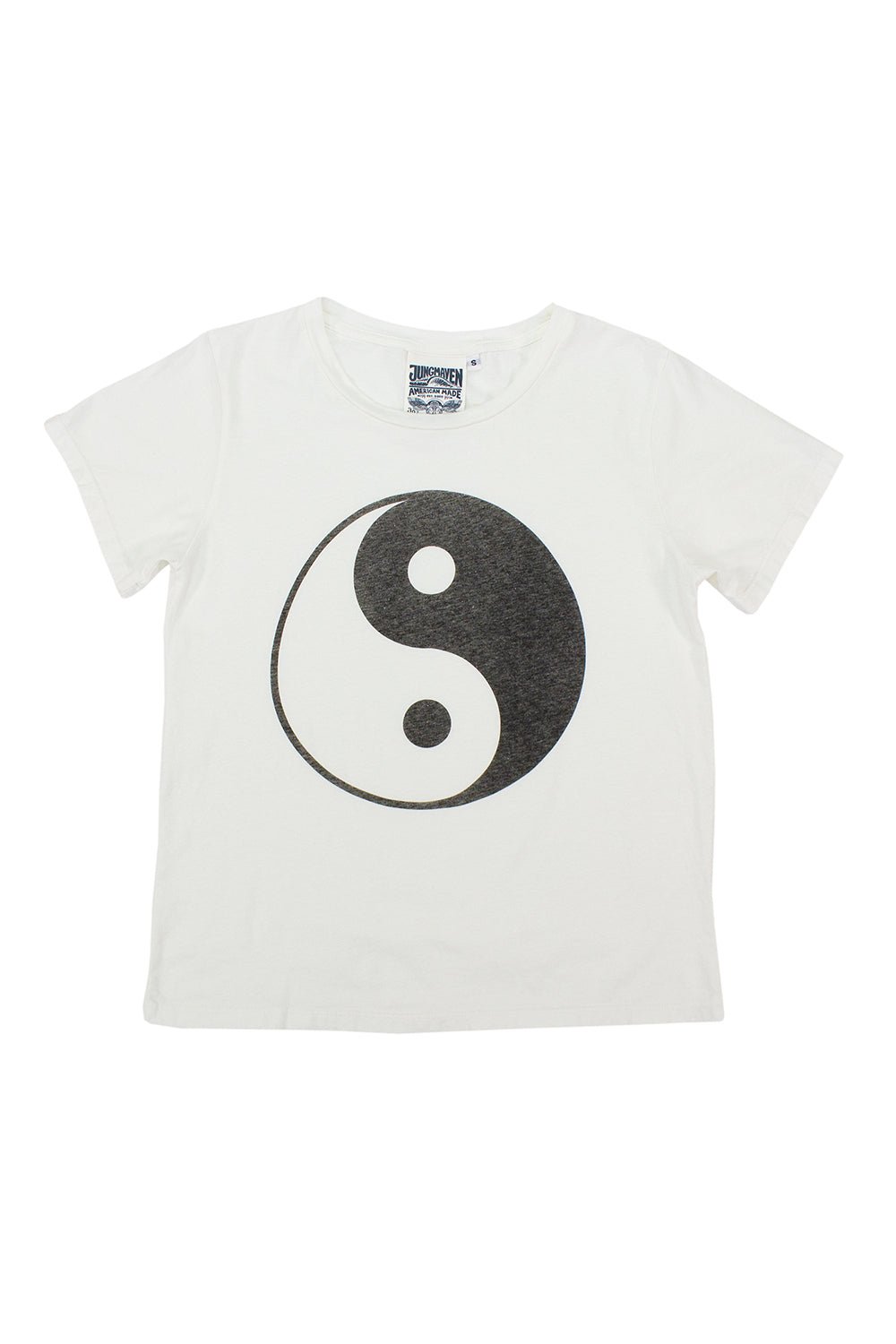 Yin Yang Ojai Tee | Jungmaven Hemp Clothing & Accessories / Color: Washed White