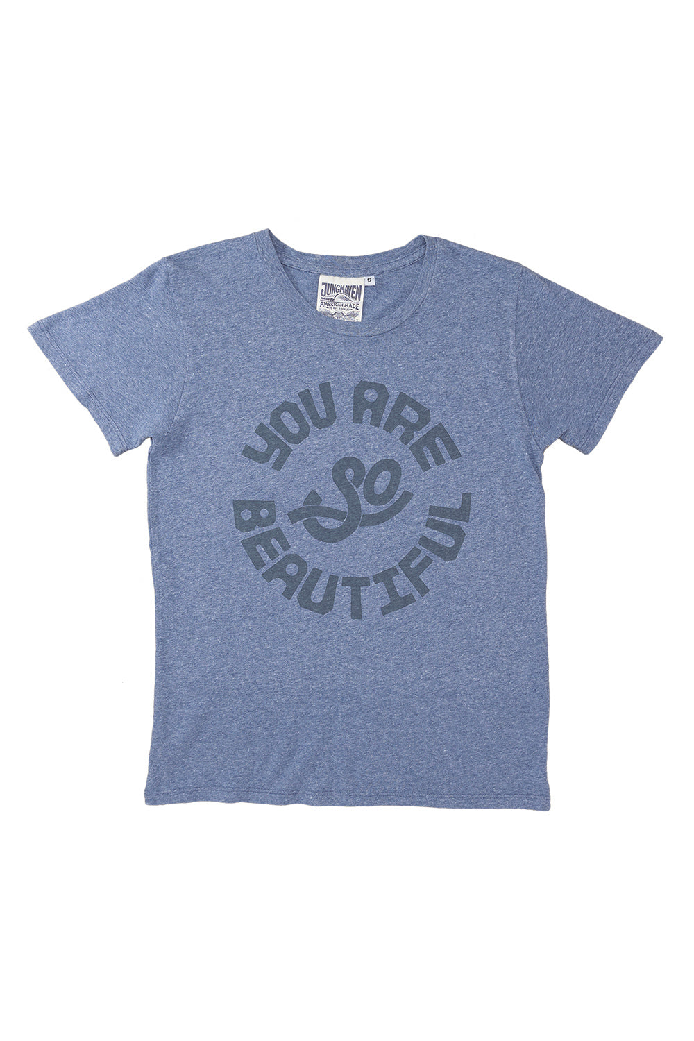 You Are So Beautiful Lorel Tee | Jungmaven Hemp Clothing & Accessories / Color: Wisteria