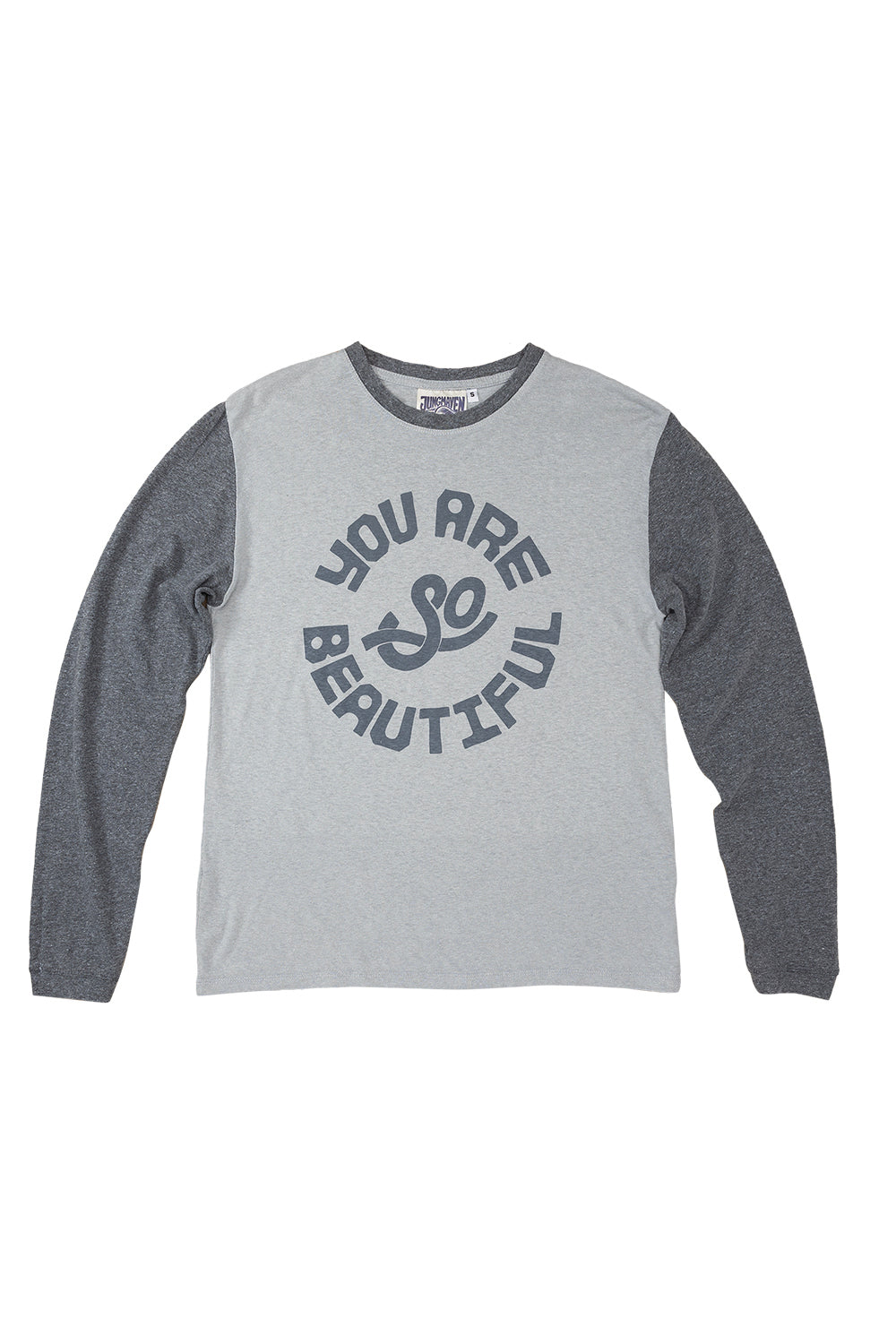 You Are So Beautiful Humbolt Long Sleeve Tee | Jungmaven Hemp Clothing & Accessories / Color: Diesel Gray