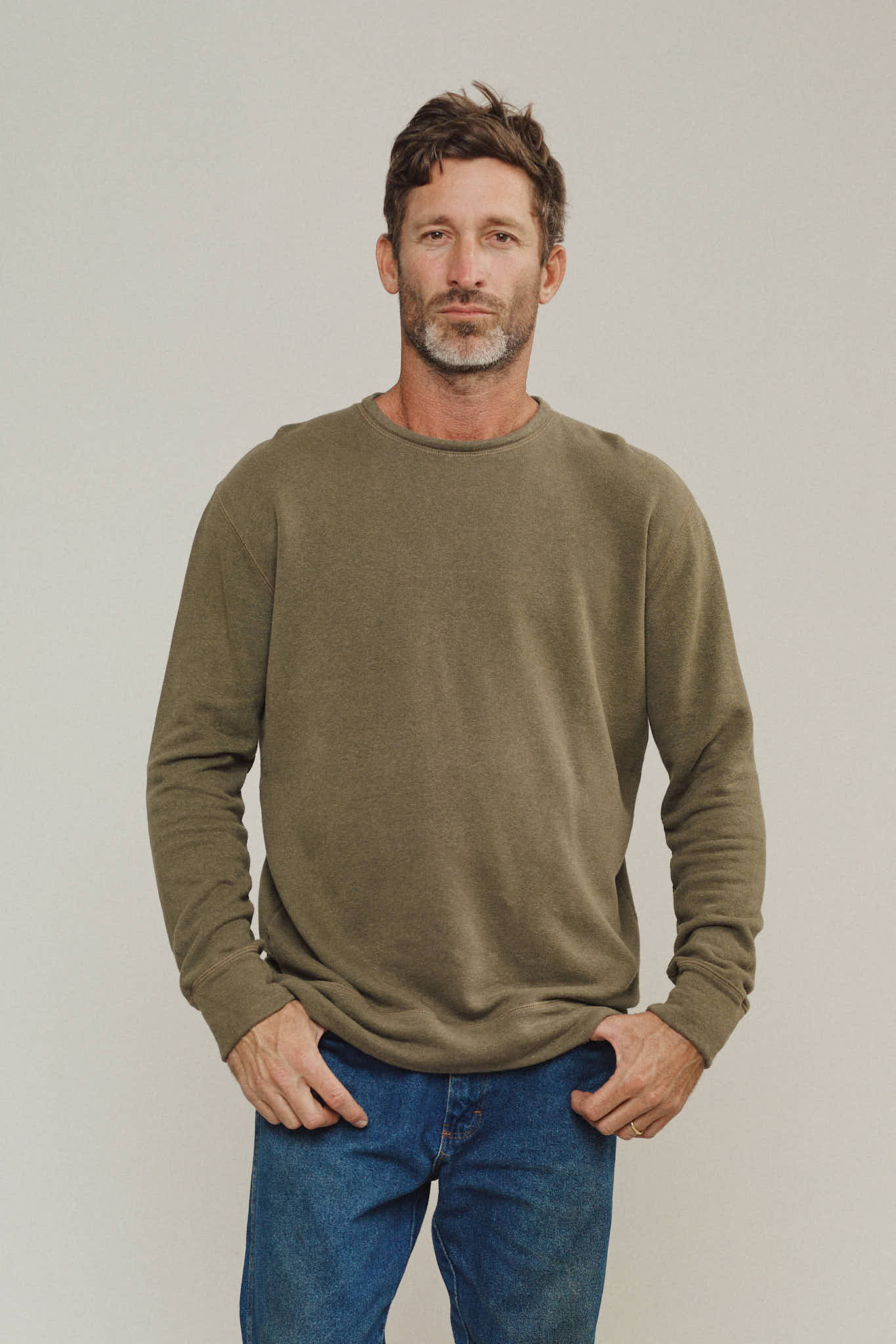 Zephyr Sweatshirt | Jungmaven Hemp Clothing & Accessories / model_desc: Bryan is 6’1” wearing Large