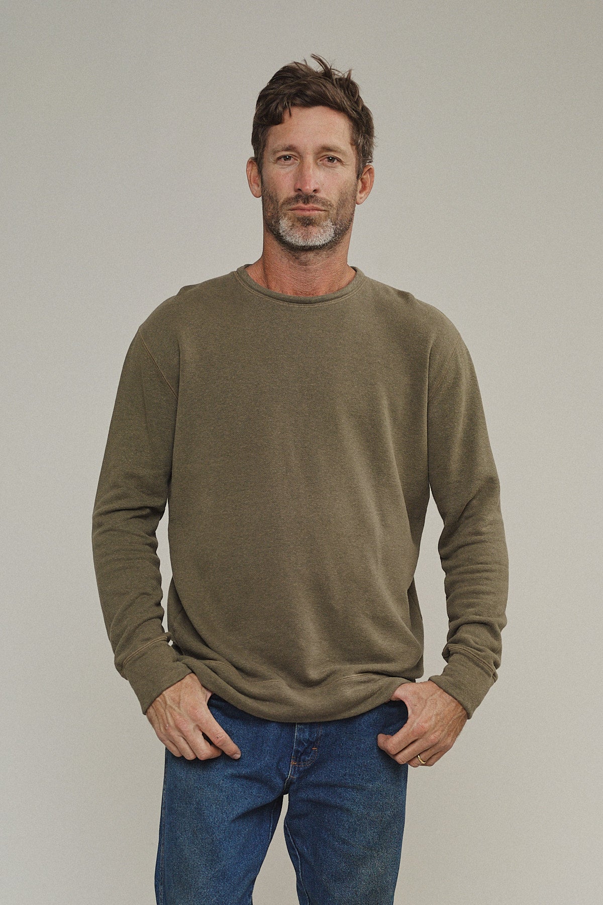 Zephyr Sweatshirt | Jungmaven Hemp Clothing & Accessories / model_desc: Bryan is 6’1” wearing L