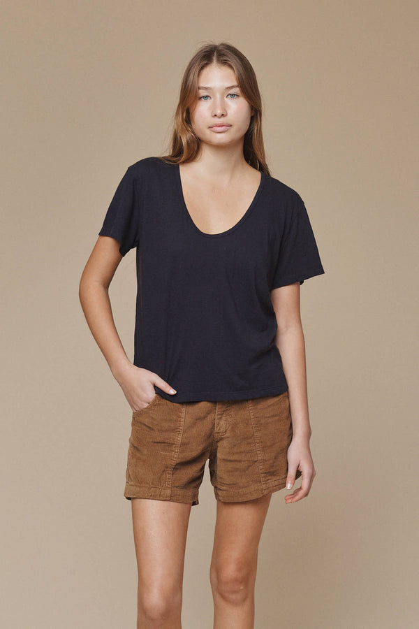 Cabuya Cord Short | Jungmaven Hemp Clothing & Accessories / model_desc: Katriel is 5’9” wearing S