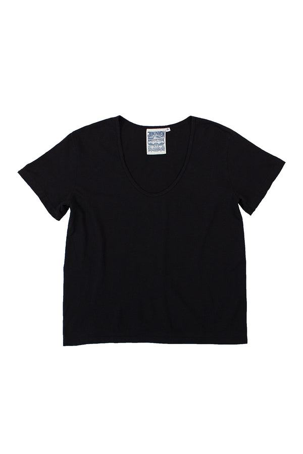 Zuma Scoop Neck Tee | Jungmaven Hemp Clothing & Accessories / Color: Black