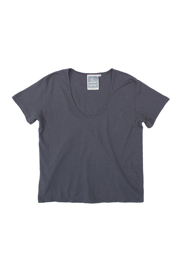 Zuma Scoop Neck Tee | Jungmaven Hemp Clothing & Accessories / Color: Diesel Gray