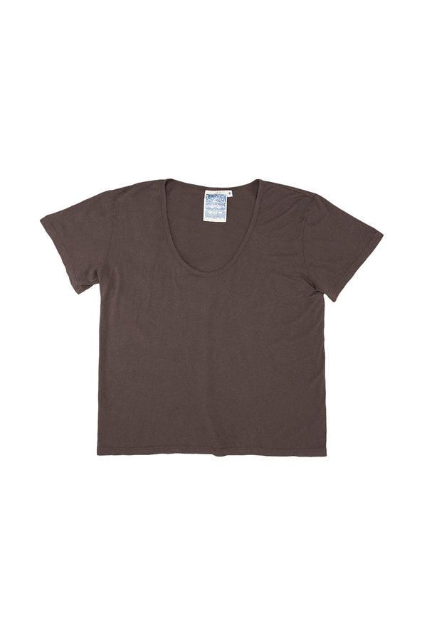 Zuma Scoop Neck Tee | Jungmaven Hemp Clothing & Accessories / Color: Coffee Bean