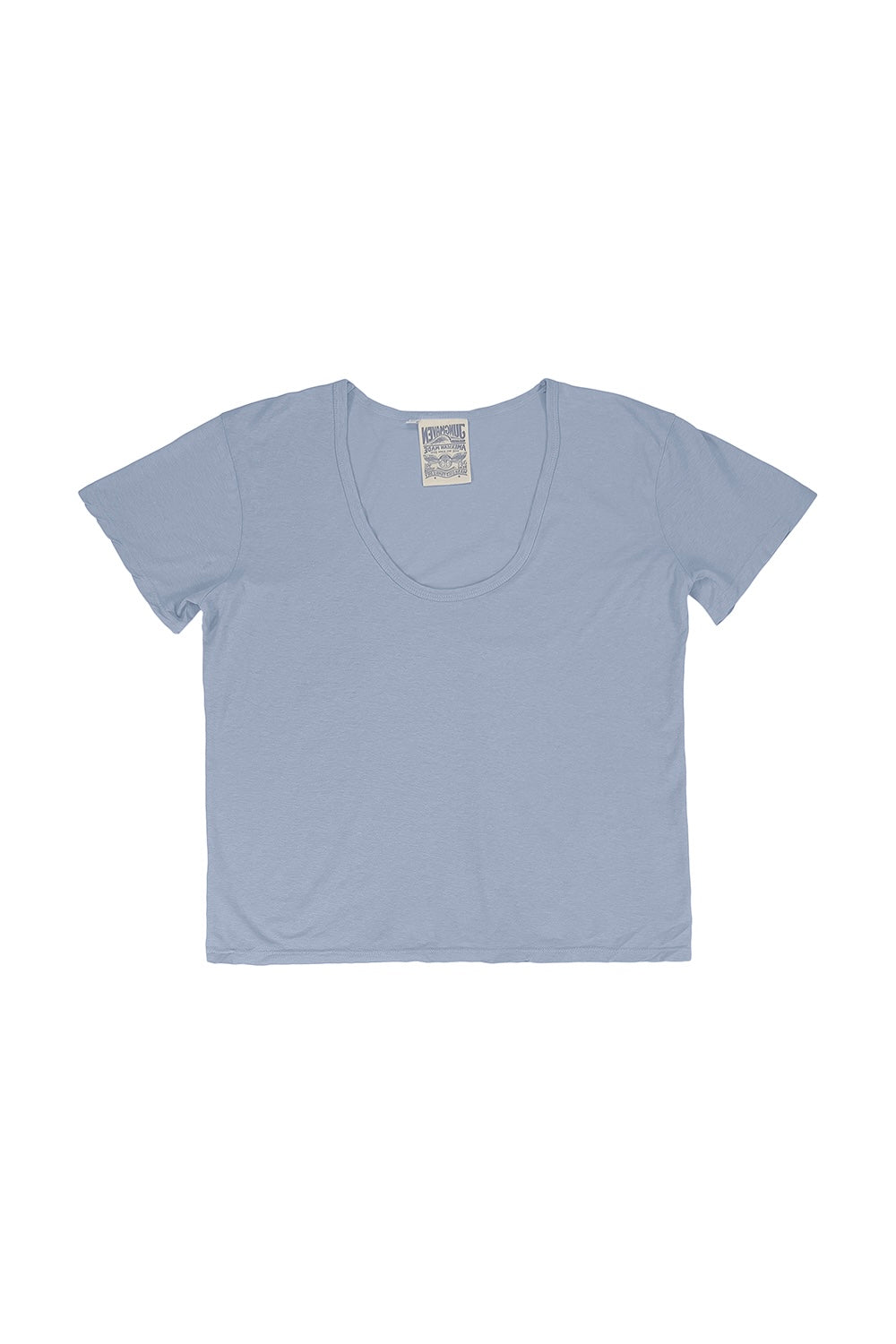 Zuma Scoop Neck Tee | Jungmaven Hemp Clothing & Accessories / Color: Coastal Blue