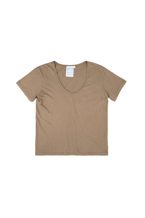 Zuma Scoop Neck Tee | Jungmaven Hemp Clothing & Accessories / Color: Coyote