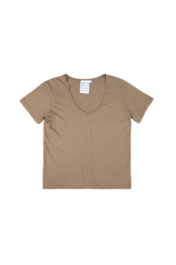 Zuma Scoop Neck Tee | Jungmaven Hemp Clothing & Accessories / Color: Coyote