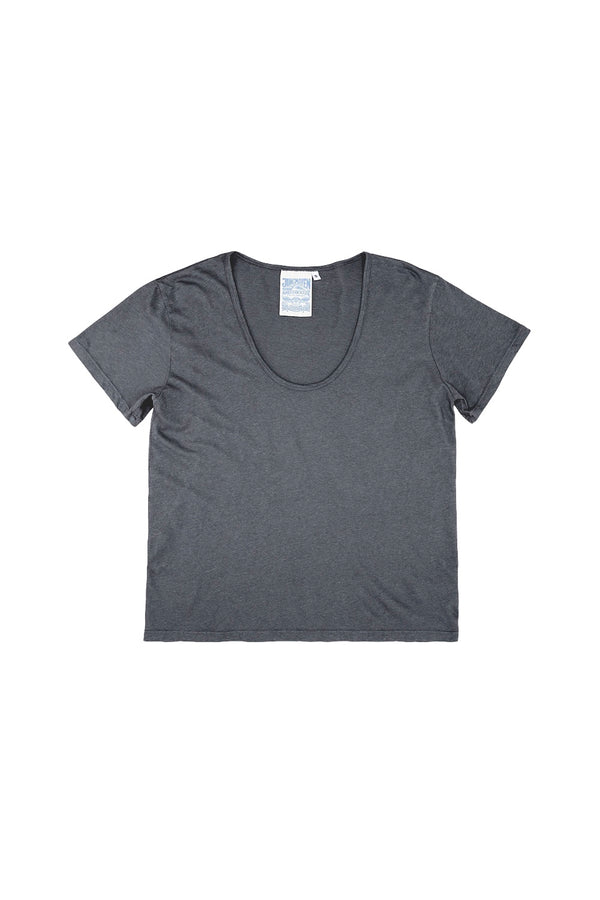 Zuma Scoop Neck Tee | Jungmaven Hemp Clothing & Accessories / Color: Diesel Gray