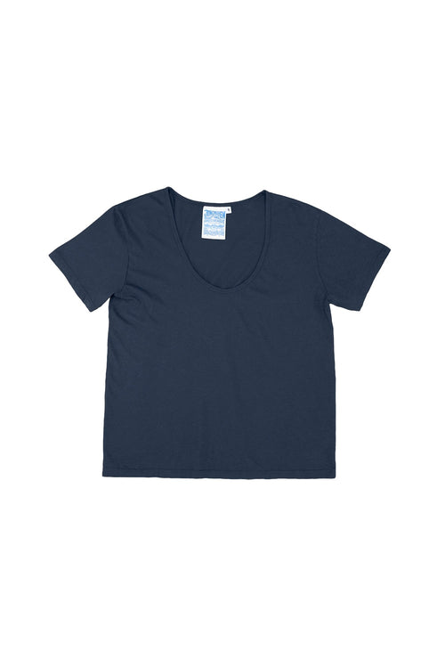 Zuma Scoop Neck Tee | Jungmaven Hemp Clothing & Accessories / Color: Navy