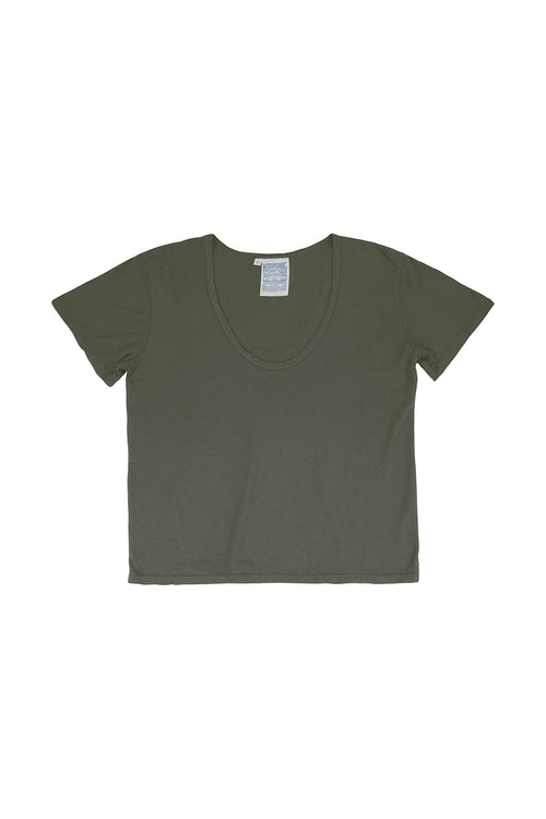 Zuma Scoop Neck Tee | Jungmaven Hemp Clothing & Accessories / Color: Olive Green