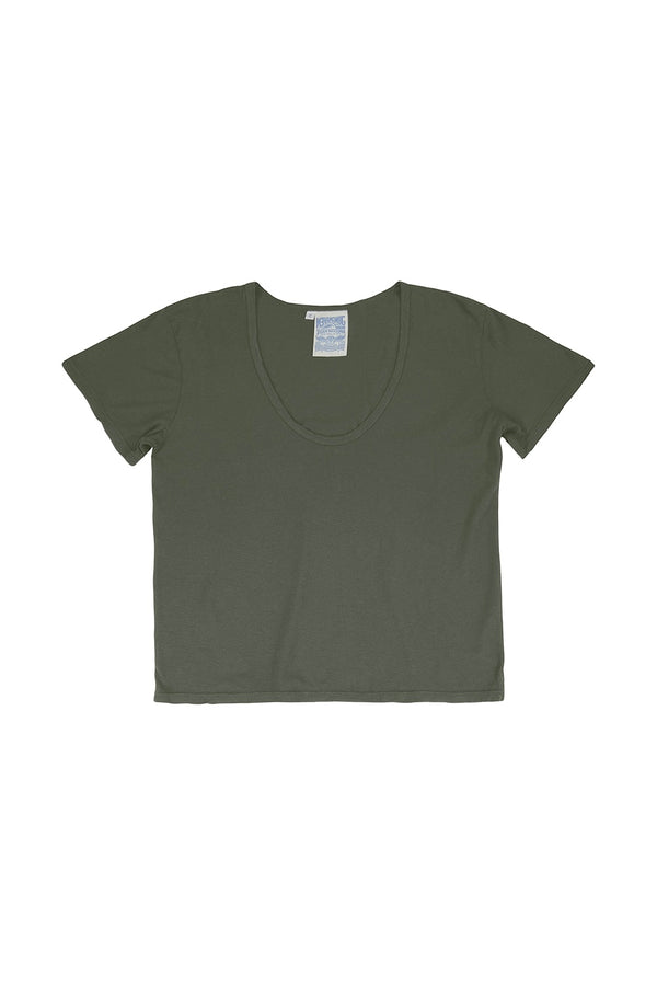 Zuma Scoop Neck Tee | Jungmaven Hemp Clothing & Accessories / Color: Olive Green