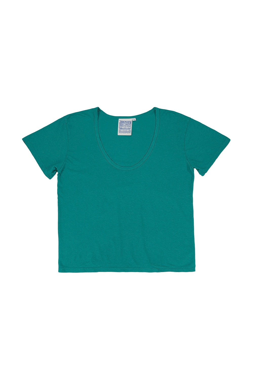 Zuma Scoop Neck Tee | Jungmaven Hemp Clothing & Accessories / Color: Teal