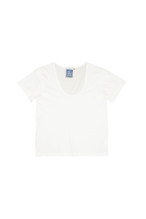 Zuma Scoop Neck Tee | Jungmaven Hemp Clothing & Accessories / Color: Washed White