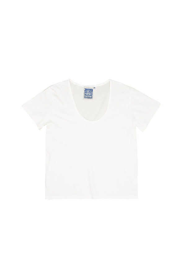 Zuma Scoop Neck Tee | Jungmaven Hemp Clothing & Accessories / Color: Washed White