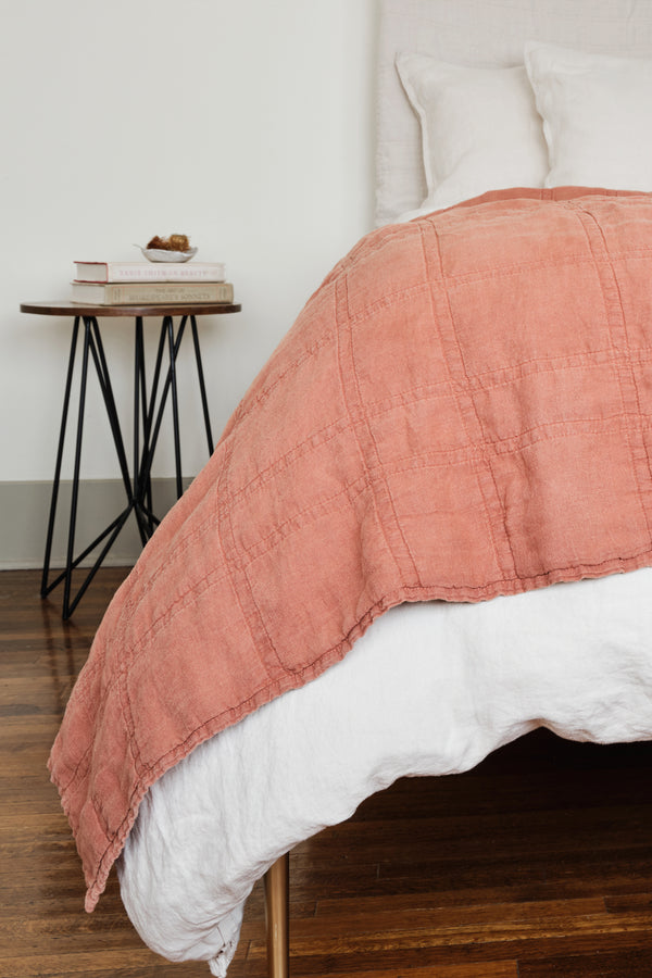 Evenfall Daybreak Quilt | Jungmaven Hemp Clothing & Accessories / Color: Terracotta