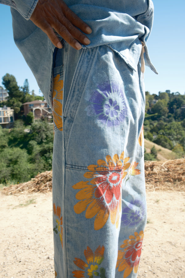 Dahlia Denim Ocean Pant | Jungmaven Hemp Clothing & Accessories / Color: