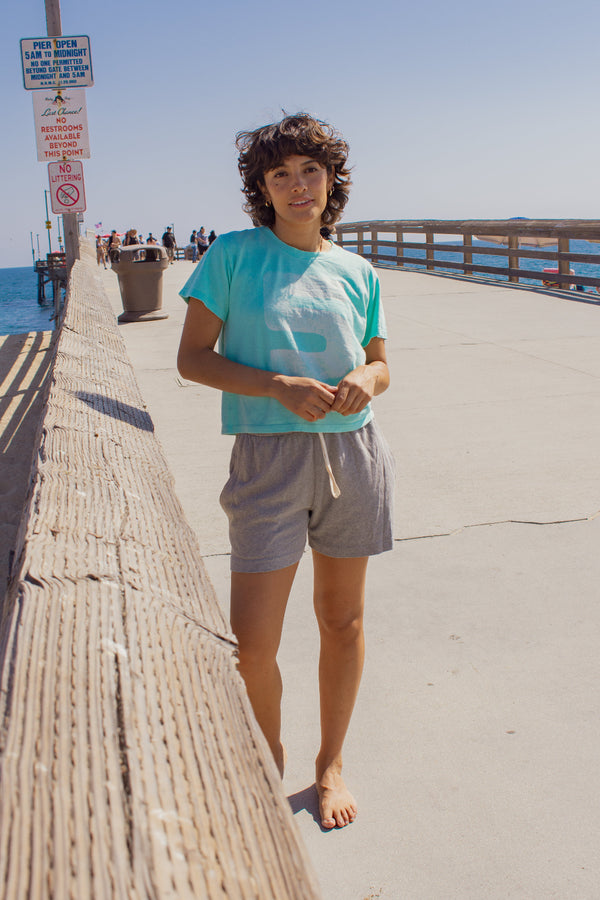 "5" Cropped Lorel Tee | Jungmaven Hemp Clothing & Accessories / Color: