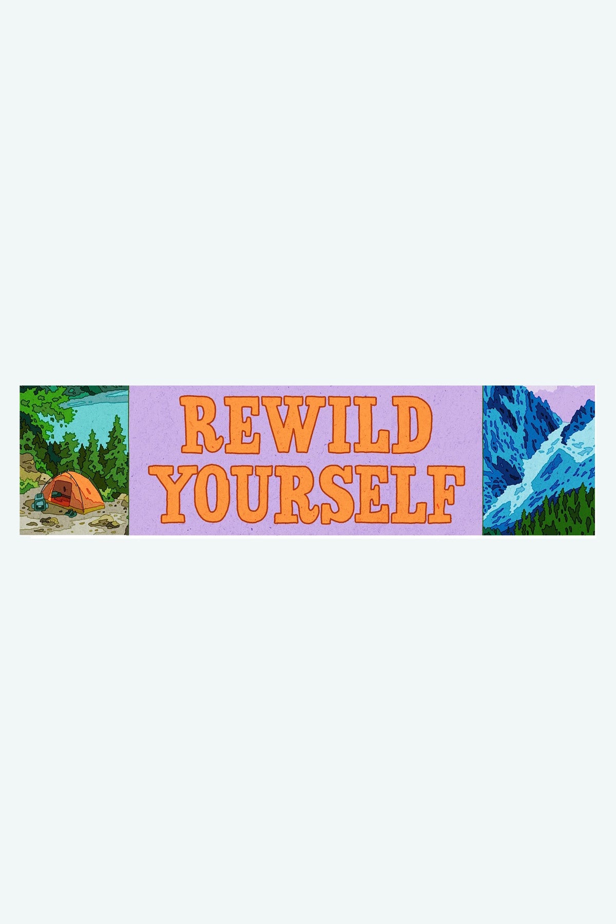PNW Bumper Sticker by Tomi Lahdesmaki | Jungmaven Hemp Clothing & Accessories / Color: Rewild Yourself
