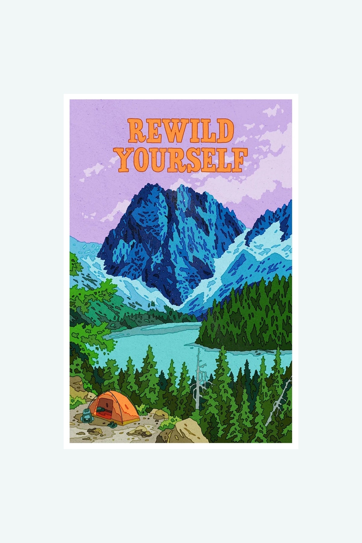 PNW Postcards by Tomi Lahdesmaki | Jungmaven Hemp Clothing & Accessories / Color: Rewild Yourself