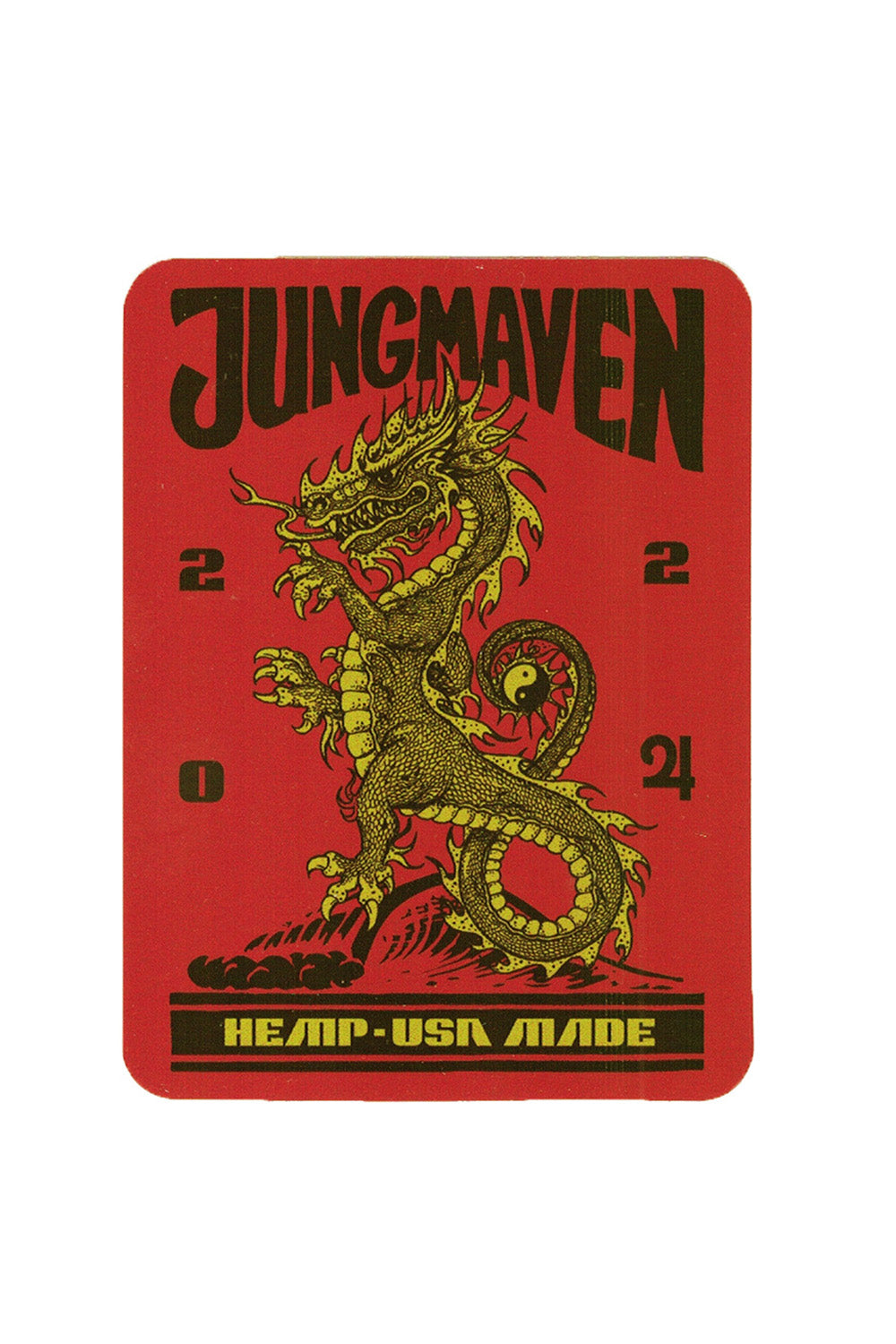 Jungmaven Stickers | Jungmaven Hemp Clothing & Accessories / Color: Dragon  Rooibos  Tea