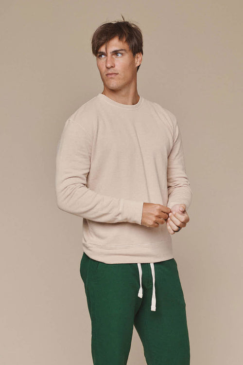 Tahoe Sweatshirt | Jungmaven Hemp Clothing & Accessories / model_desc: Travis is 6’1” wearing M