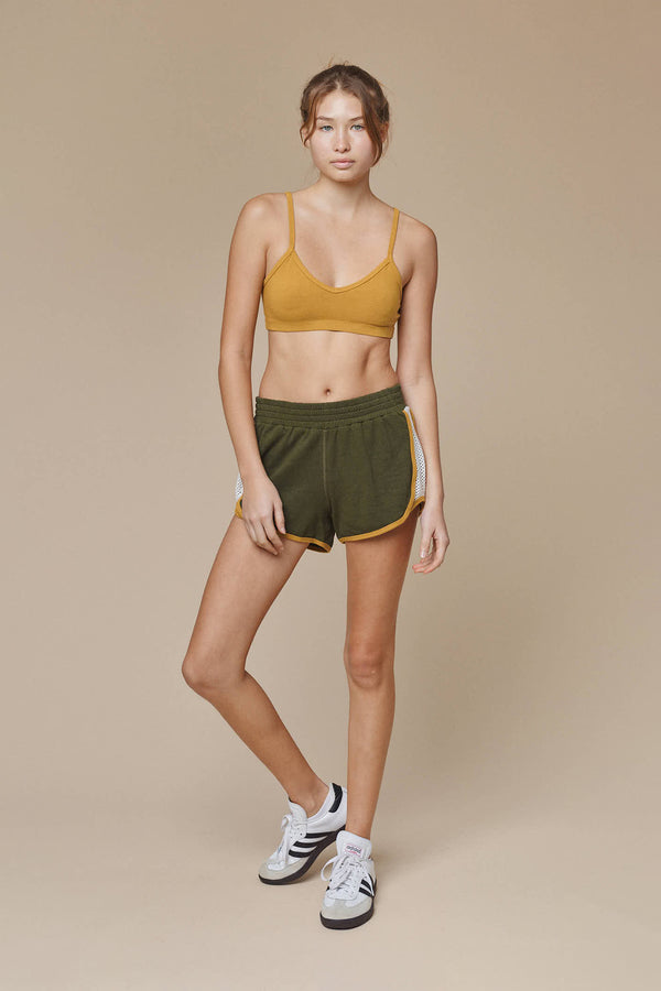 Yarrow Mesh Track Short | Jungmaven Hemp Clothing & Accessories / Color: