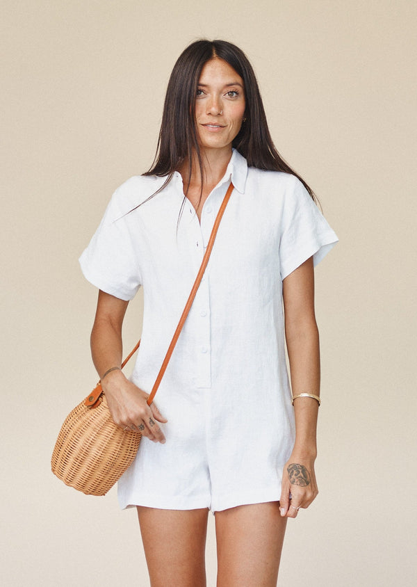 Stillwater Polo Romper | Jungmaven Hemp Clothing & Accessories / Color: