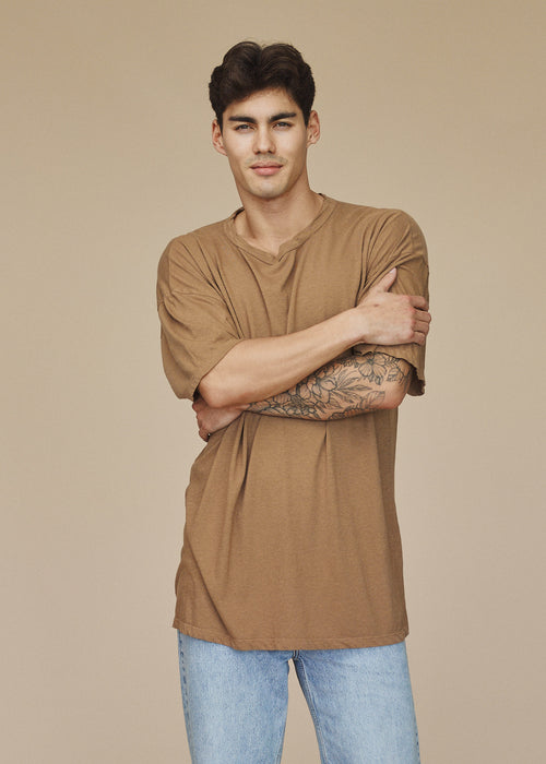 Index Tee | Jungmaven Hemp Clothing & Accessories / model_desc: Henry is 6’0” wearing L