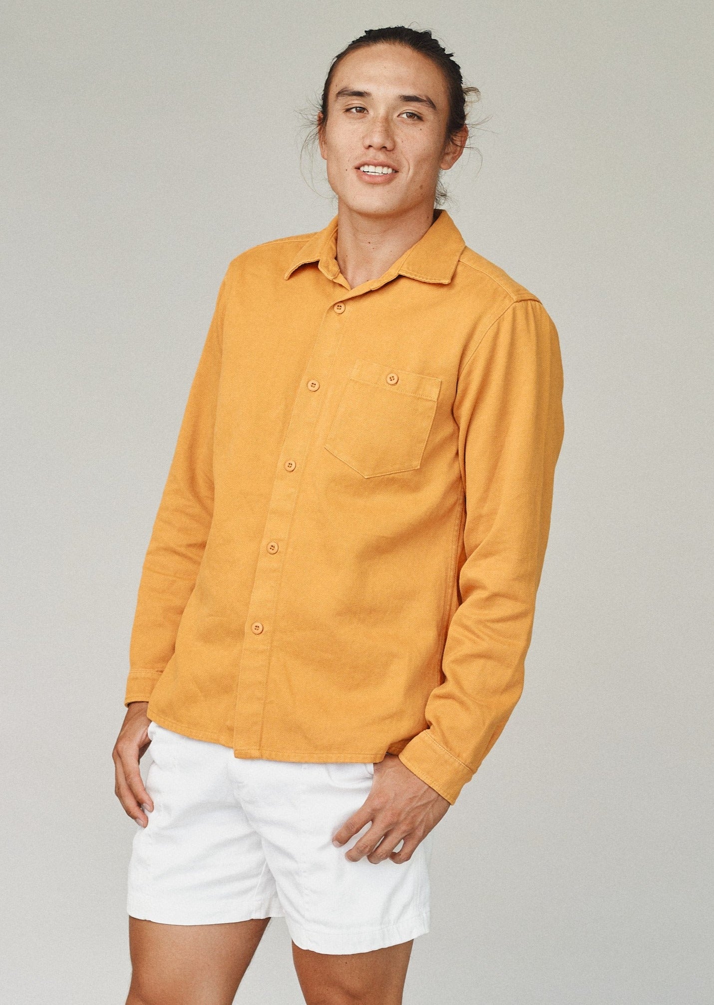 Topanga Shirt | Jungmaven Hemp Clothing & Accessories / model_desc: Kennedy is 6’2” wearing M