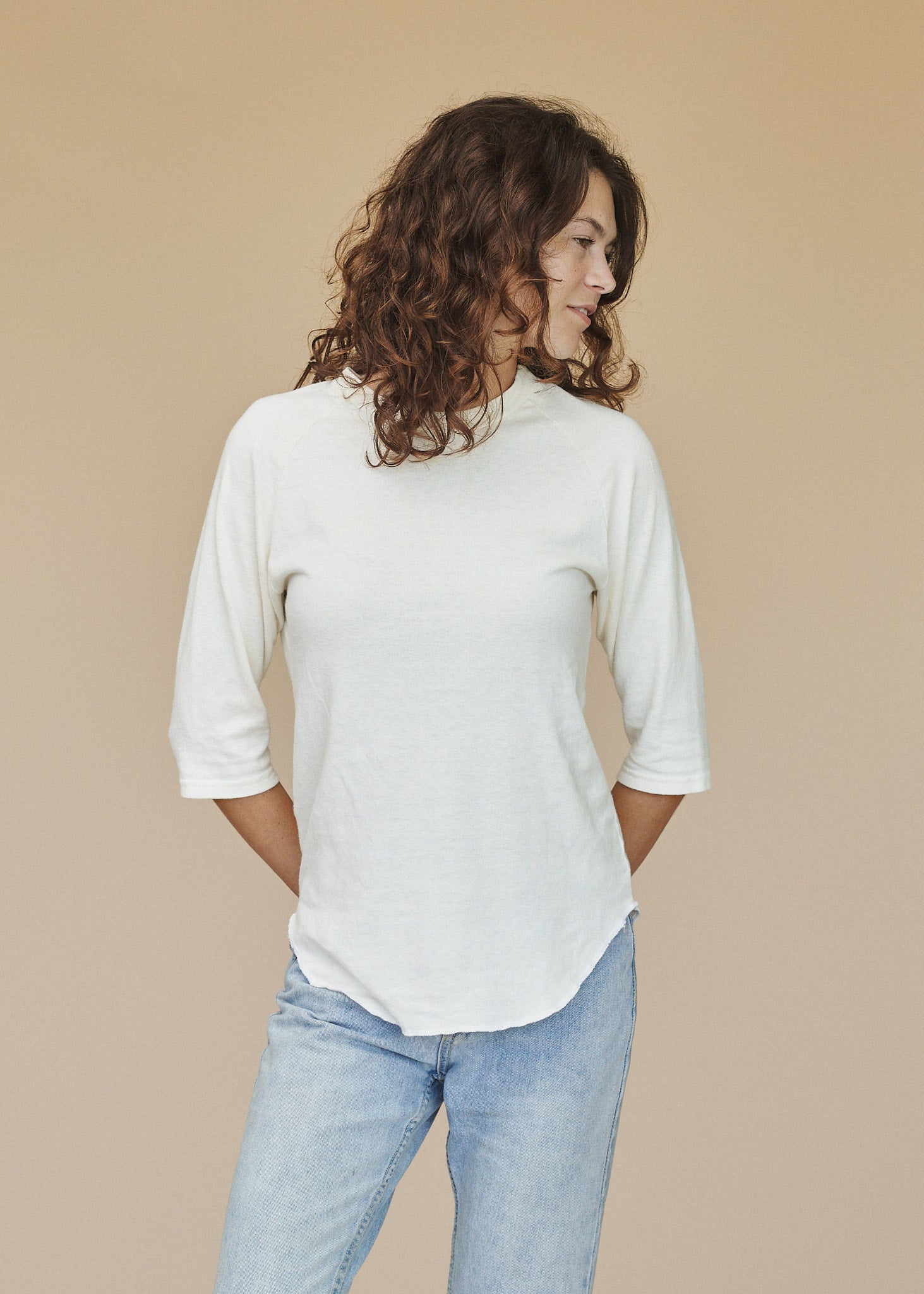 Solid Raglan 3/4 Sleeve Hemp Shirt | Jungmaven Hemp Clothing