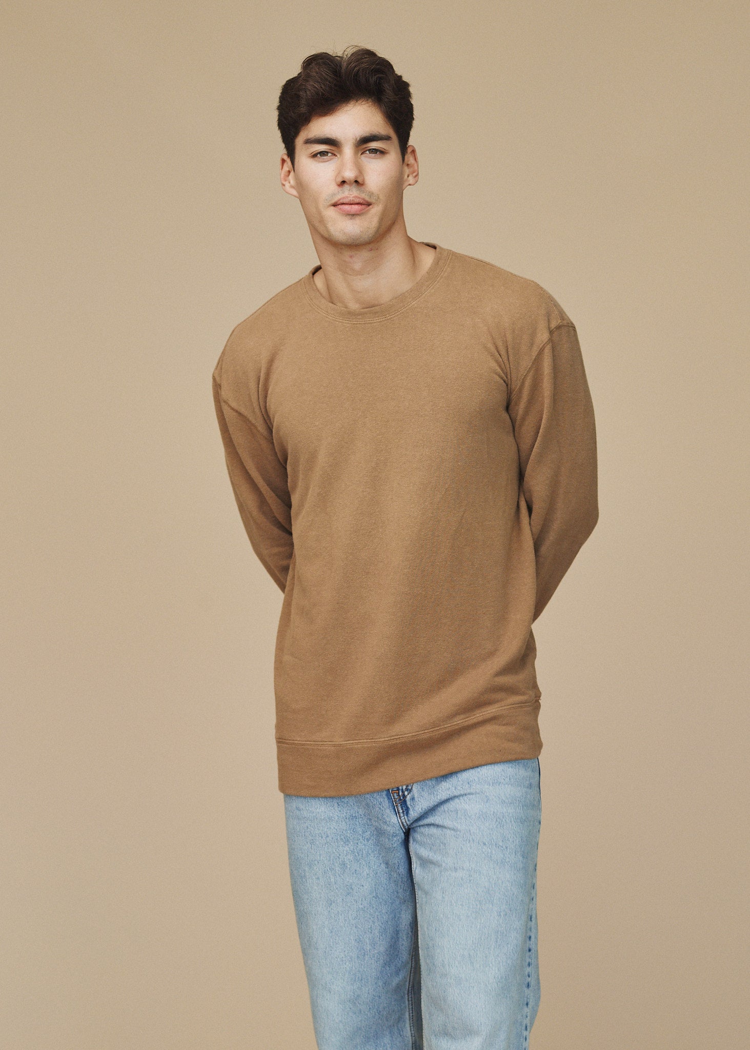 Tahoe Sweatshirt | Jungmaven Hemp Clothing & Accessories / model_desc: Henry is 6’0” wearing L